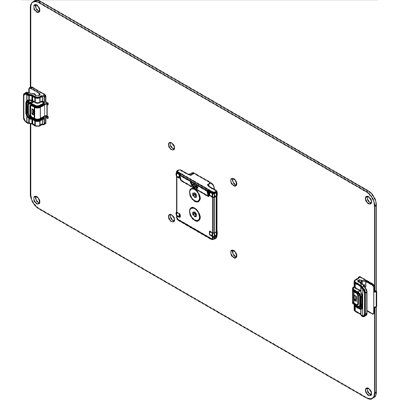 Humanscale VM28-24 VESA Plate 200x400mm with hardware for M2/M8