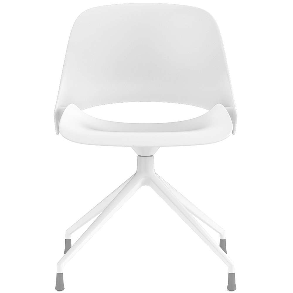 Base Style - Four Star. Base Finish - White. BackRest Shell Color - White. Seat Shell Color - White