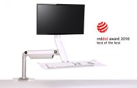 Humanscale QuickStand Lite Single Monitor Sit Stand Workstation