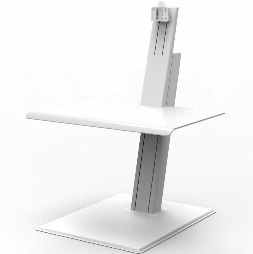 Humanscale QuickStand Eco Portable Sit Stand Workstation for Laptop, Single or Dual Monitors
