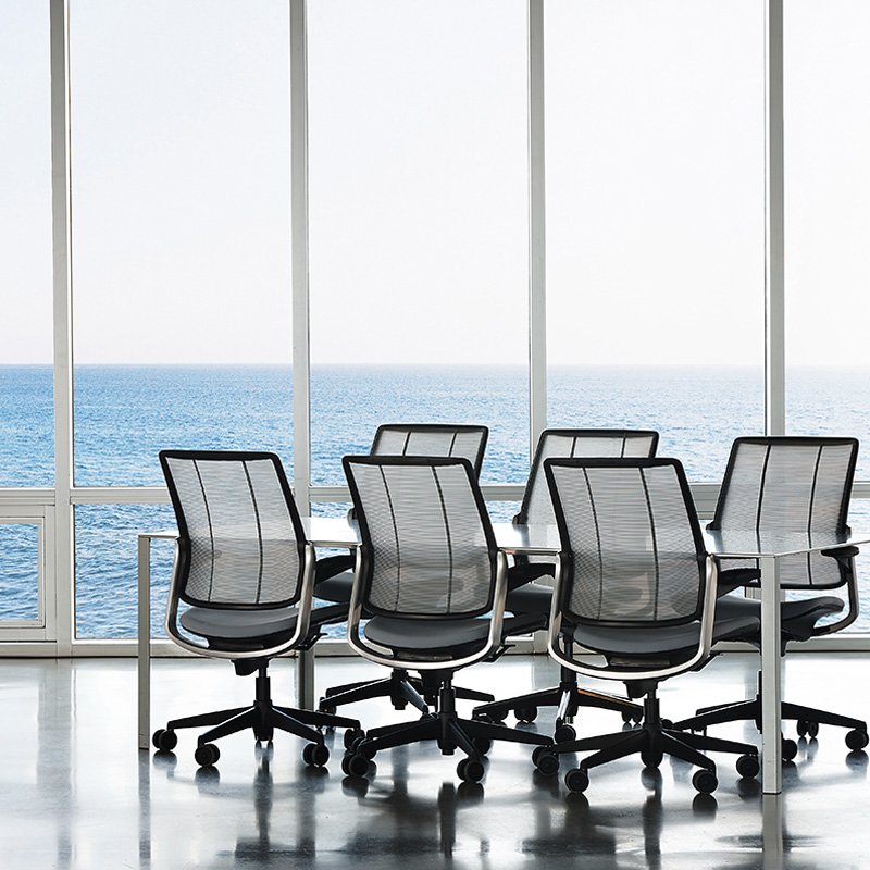 Humanscale Diffrient Smart Ocean Ergonomic Mesh Task Chair