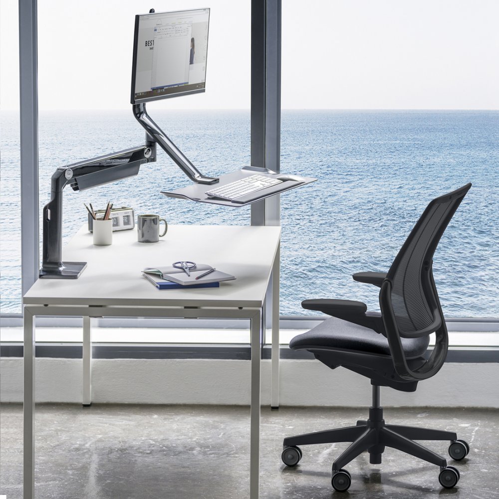 Humanscale Diffrient Smart Ocean Ergonomic Mesh Task Chair