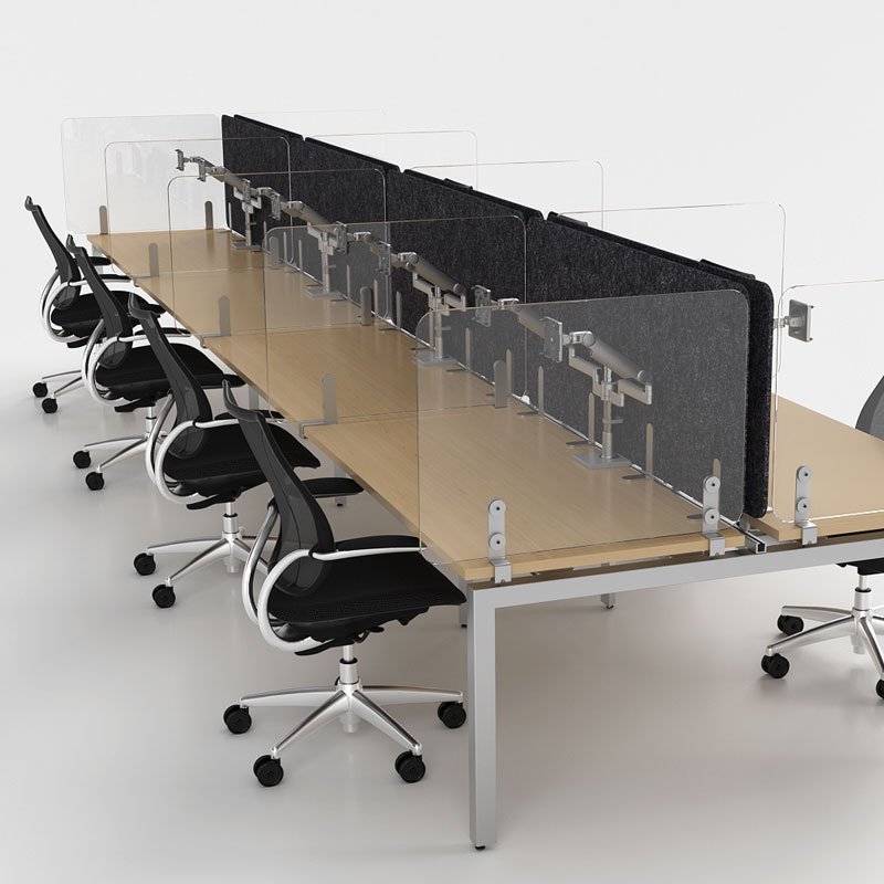 Humanscale WellGuard Separation Panel or Desk Dividers or Partitions
