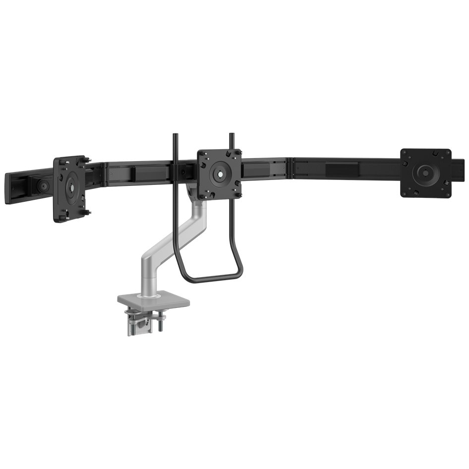 Humanscale M10CMSBLB Height Adjustable Triple Monitor Arm