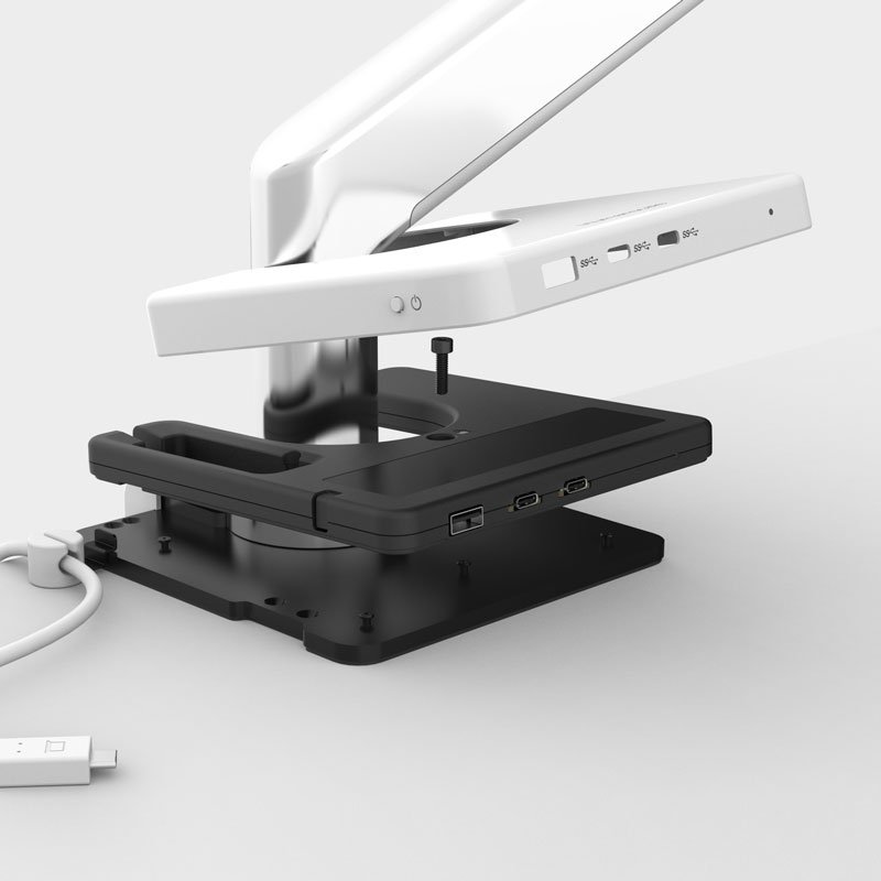 Humanscale M/Connect 3 Dual Monitor Laptop Docking Station