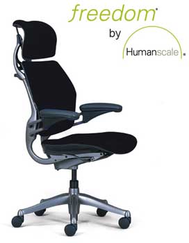 Humanscale Freedom Task Chair with headrest