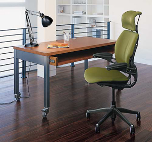 Application of Humanscale Freedom Task Chair with headrest