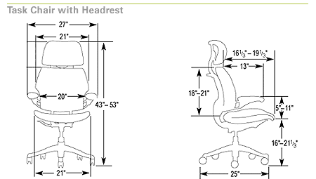 Humanscale Freedom Task Chair with headrest