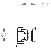 M7 Non-Adjustable Arm, No-Link (Ball Joint only)