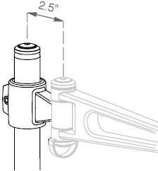 B1 - Bracket Mount for One Monitor