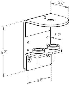LC - Low Profile Two Piece Clamp Mount
