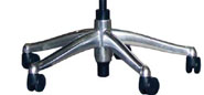 Humanscale Saddle Seat with Polished Aluminum Frame