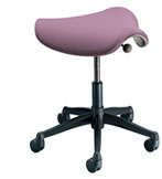 Humanscale Saddle Seat with Graphite Frame