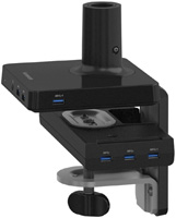Black with black trim and cables