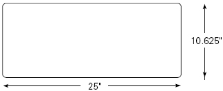 Drawing of Humanscale 550 Big Compact Keyboard Tray Platform