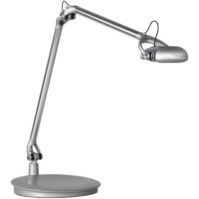 Humanscale Element Classic 5 Watt MCX LED Light Ergonomic Task Light in Silver