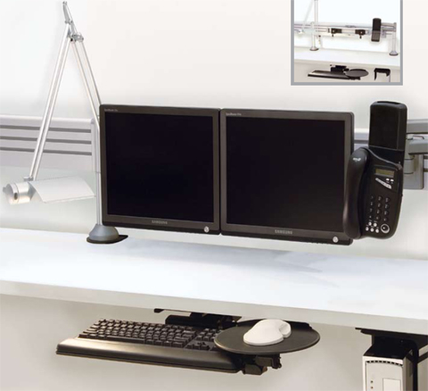 Application of Humanscale Monitor Arms