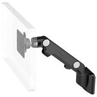 Humanscale M8 Arm with Direct Hardwall Mount, Dynamic Link only and Black