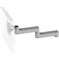 Humanscale M8 Arm with No Mount, Fixed Straight Link/Fixed Straight Link and Silver
