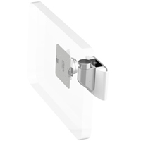 Humanscale M8 Arm with Universal Slatwall Mount, Ball Joint only and White