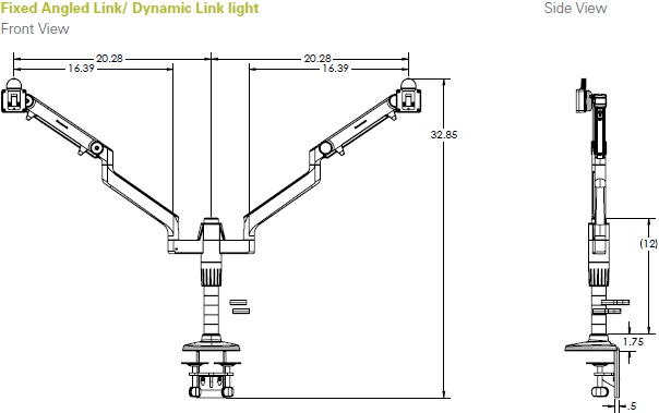 Fixed Angled Link/ Dynamic Link light