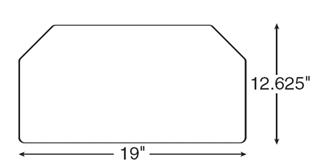 Diagram for Humanscale 700 Diagonal Board Keyboard Tray Platform System