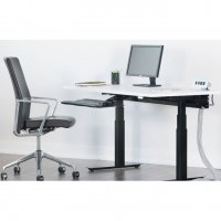 ISE Rise Electric Rectangular Concave Height Adjustable Table
