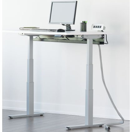 ISE Rise Electric Rectangular Dual Tier Height Adjustable Table