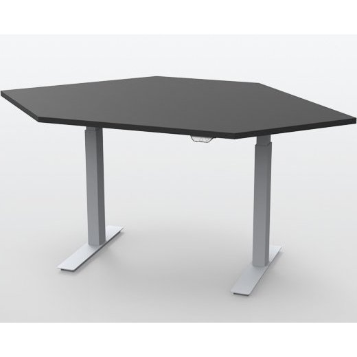 ISE Rise Electric Equal Corner 2 Leg Height Adjustable Table