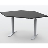 ISE Rise Electric Equal Corner 2 Leg Height Adjustable Table