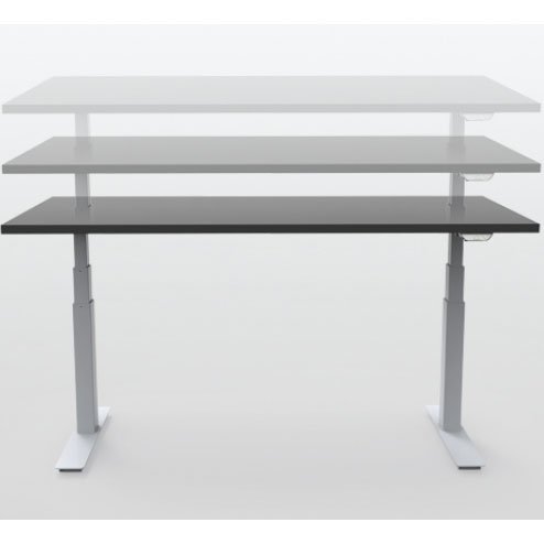 Electric 2-leg base. Height range 22