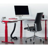 ISE Rise Electric 90 Degree Wing 3 Leg Height Adjustable Table