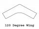 ISE Rise Electric 120 Degree Wing 3 Leg Height Adjustable Table