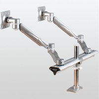 ISE MA4000 Height Adjustable Dual Monitor Arm - Beam Mount