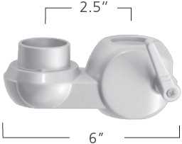 ISE MA2000-514 Single Connector Silver