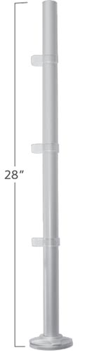 ISE MA2000 501B Large Pole Silver