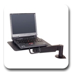 Innovative 7011-8129 Ergonomic Laptop Notebook Mount on Height Adjustable Arm