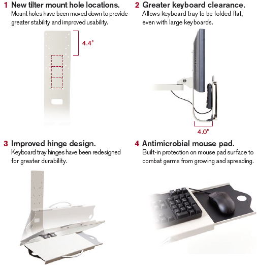 Innovative 8209 Flip-Up Keyboard Tray or LCD Holder