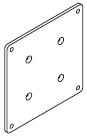 100mm VESA Adapter Plate - 7VESA100 