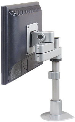 Innovative 9112-S-12-FM Articulating LCD Pole Mount folds into 3 inch of space