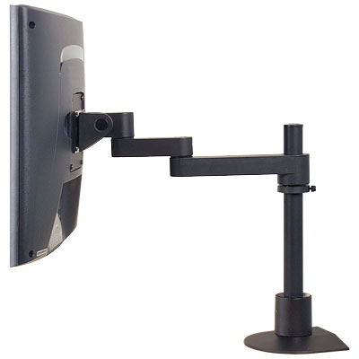 Innovative 9112-S-12-FM Articulating LCD Pole Mount Arm extends up to 14 inch