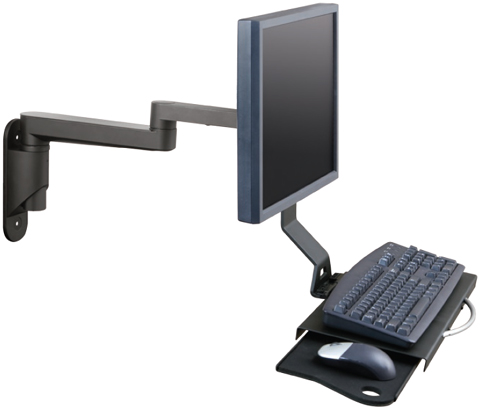 Innovative 9300 Hd De Articulating Wall Mount Arm Keyboard Tray