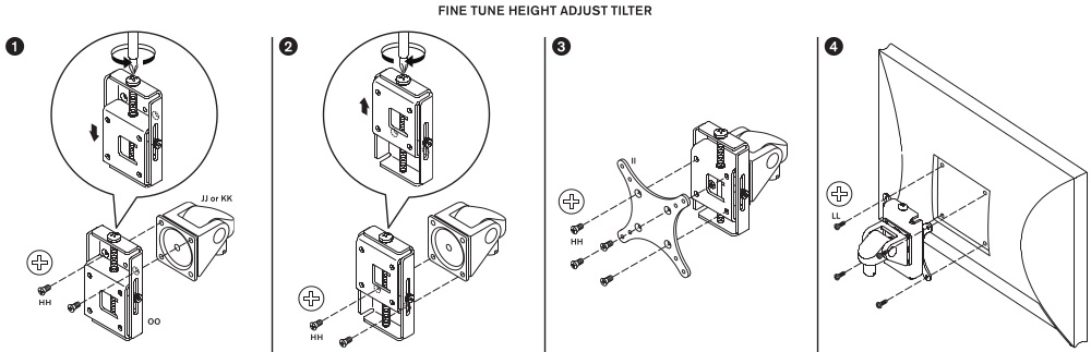 Fine Tune Height Adjust Tilter