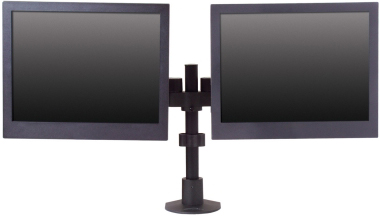 Innovative 9120-S-12-NM Dual Side By Side LCD Arm with 12" Pole