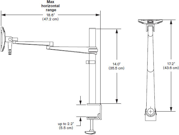 Technical Drawing for Innovative 5800 EVO Pole Arm