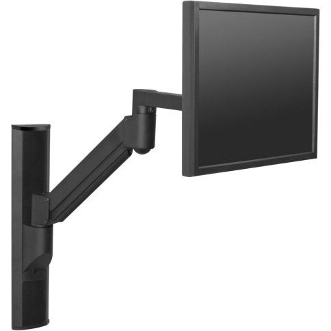 8326 vertical wall mounting track (vista black), LCD arm with 8326 track mount