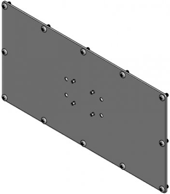 Innovative 7VESA2x4 VESA Adapter Plate 200x400 mm