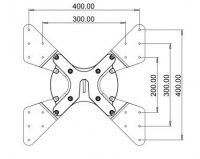 Innovative 7VESA4x4 VESA Adapter Plate 400x400 mm