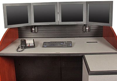 Innovative 9169-4 Quad Monitor Beam Pole Mounting upto 35 lbs ea