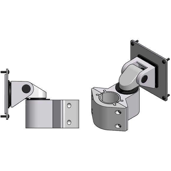 Innovative 9170 Pole Clamp for Monitors with Pivot and Tilt